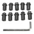 Kit Set Wind Screenn Wind Shield Bolts Motorcycle Universal Screw CNC - 10