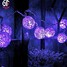 Led Christmas String Light 20leds Decoration Rattan Ball 4m - 2