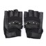 Gym Driving Mens Half Finger Gloves Unisex Riding - 1