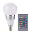 3w Controlled A19 240lm Led Globe Bulbs E14 Ac 85-265 V Cob Remote - 1