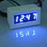 Volt LED Measurement Digital Display Temperature Time Meter Car - 2