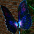 Solar Color Changing Set Stake Lights Optic Butterfly - 4