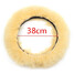 Wool Guard Car Steel Ring Wheel Cover Soft Plush Auto Handbrake Shift Knob 3pcs - 3