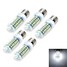 1200lm Smd 5pcs 69-5730 240v 12w E27/e14 Warm Cool White Light Led Corn Bulb - 4