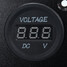 Charger DC 12-24V Voltmeter USB Socket Power Rocker Switch Panel - 6