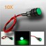 Universal LED Indicator Dash Panel Warning Light Lamp 10X10mm - 1