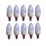 Ac 220-240 V 10 Pcs Smd Led Warm White Candle Light 4w - 1