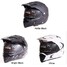 ECE Motorcycle Full Face Helmet Safety Racing Dual Lens Off-road - 2