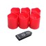 Candles Color Plastic Led Votive Set Red Remote - 1