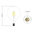 G125 Led Filament Light 4w 2700k - 6