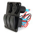 Gang 5V 2.1A Green Circuit Car Marine Boat DC Waterproof LED Rocker Switch Panel Breaker - 5