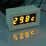 Volt LED Measurement Digital Display Temperature Time Meter Car - 4