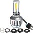 H4 Motorcycle Headlight Bulb 6-36V 2000LM Beam LED 18W Hi Lo - 1