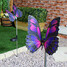 Solar Color Changing Set Stake Lights Optic Butterfly - 1