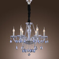 Pendant Lamp Candle Lamp European Villa Lamp Crystal Hotel