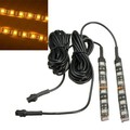 2pcs Universal Motorcycle Strip Light Amber LED Turn Signal Indicator Blinker