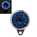 Speedometer Odometer Backlight Gauge Blue White Universal Motorcycle LED