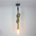 Light Hemp Cafe Bar Diy Art Long Rope