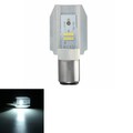 LED Motorcycle Hi Lo 12W Beam Moto Light Bulbs 1200LM BA20D H6 Headlights