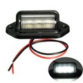 12V 6 Plate License Light Trailer Truck LED Number White Lorry Material