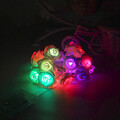 Plug Star Waterproof Led Light 2.5m 20-led Christmas Holiday Decoration