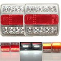 Number Plate Trailer Indicator Towing Lights Brake LED Light Rear Reflector