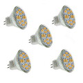 Led Spotlight 5 Pcs Smd Warm White 100 Decorative 5w Mr11