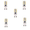 5 Pcs G9 Ac 220-240 V Smd Cool White Dimmable Light Led Corn Lights