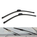 Flat Front Car Windscreen Wiper Blades Peugeot 206 Pair Black