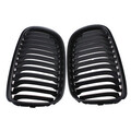 Front Grille A Set Grills Matte Black Car BMW E90