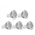 Gu10 5w 5 Pcs Led Spotlight Mr16 Cool White 350-400 Ac 85-265 V