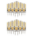 Led Bi-pin Light Natural White Decorative 60lm Ac110v/220v 10pcs White G4 Warm White Smd3014