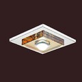 Flush Mount 100 Led 3w Amber Crystal Light Ceiling Light