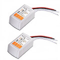 18w Led 2pcs 12v 100 110-240v Voltage Converter