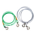 Emergency Rescue Rope Hooks Cable with Steel 4M Leash Metal Trailers Tow