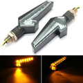 Blinker Amber Lights Lamp 12V Universal Motorcycle Turn Signal Indicators 10LED