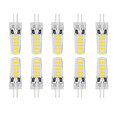 Smd G4 10 Pcs 100 Cool White 5w Led Bi-pin Light Warm White Waterproof