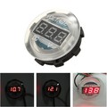 Boat 12-24V Motorcycle Volt Meter Panel Digital LED Display DC Voltmeter Waterproof Voltage