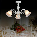 Three European Flush Mount White Classic Lights