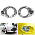 Chrome Bezels Front Fog Light Trims Ford Focus Lamp Cover