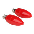 High Power Led E12 0.5w Led Ac 100-240 V Red 2 Pcs C35