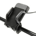 Holder Waterproof Phone GPS USB Universal Motorcycle Bike 12-24V Electric Scooters Telescopic