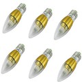 6pcs Candle Bulb 500lm Light Smd3014 Ac85-265