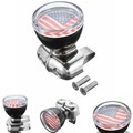 Steel Ring Wheel Spinner Universal For Car Truck Power knob Flag Badge Handle USA