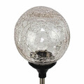 Crackle Glass Lawn Balls Solar Led Color Changing