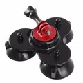 SJCAM Accessories SJ6 LEGEND SJ7 SJ8000 Triple Removable Suction Cup Mount Black SJ7000 STAR