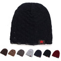 Men Women Hat Knit Beanie Wearable Riding Skiing Skull Cap Winter Warm Unisex Dual