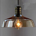 Retro Glass Pendant Lamp Industrial Simple