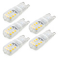 4w Cool White Smd Ac 220-240 V Warm White G9 Led Bi-pin Light 5 Pcs