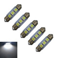 1w Light 5pcs Festoon 3x5050smd 6000-6500k